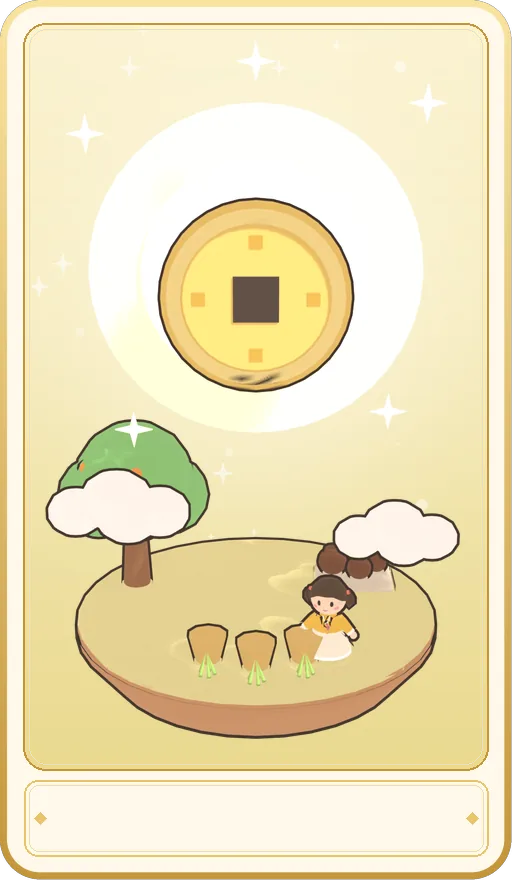 엽전 1 카드 그림