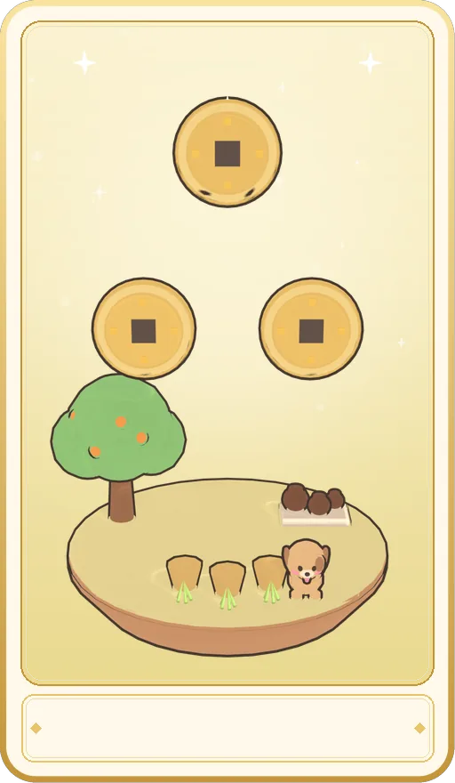 엽전 3 카드 그림