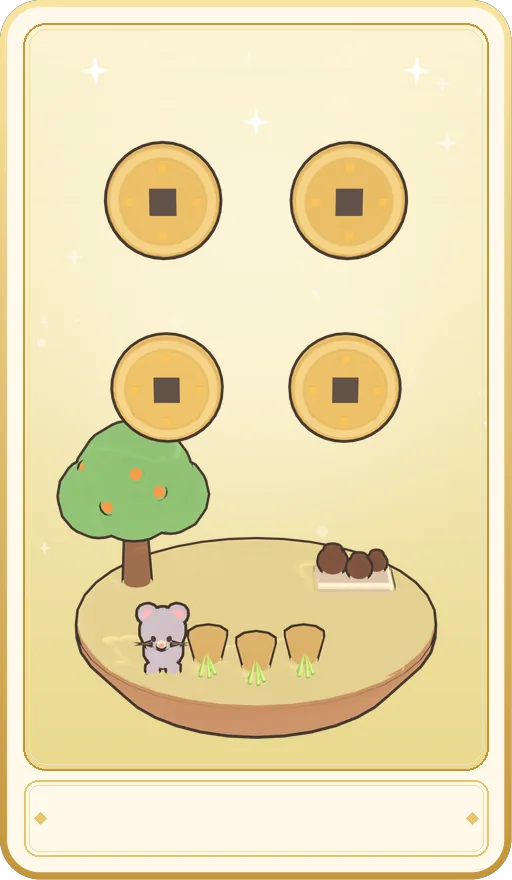 엽전 4 카드 그림