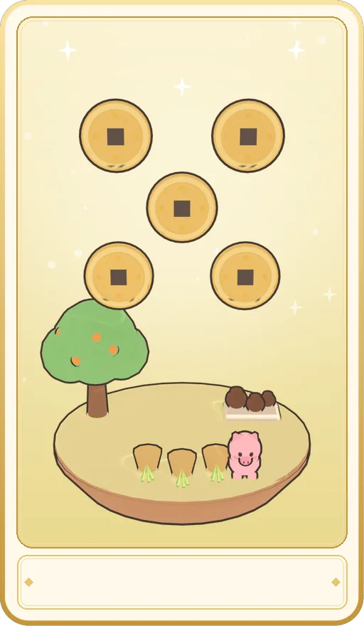 엽전 5 카드 그림
