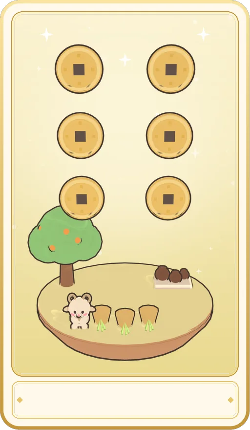 엽전 6 카드 그림