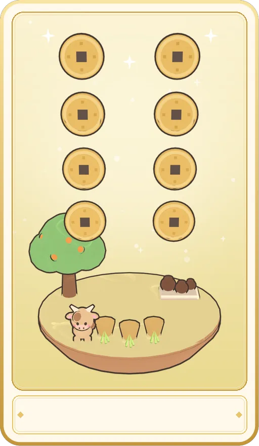 엽전 8 카드 그림