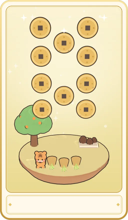 엽전 10 카드 그림